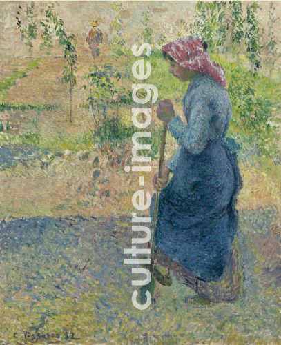 Camille Pissarro, Bauernmädchen beim Umgraben