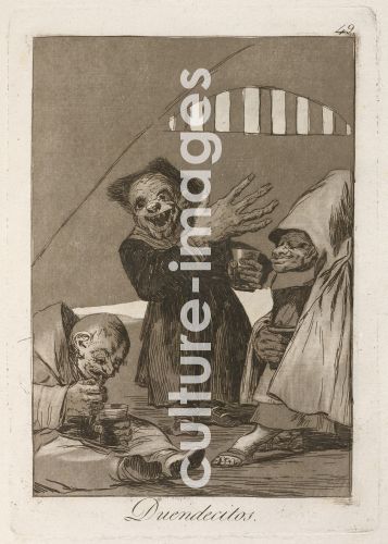 Francisco Goya, Duendecitos. (Kobolde). Aus Los Caprichos