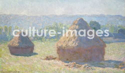Claude Monet, Heuschober in der Abendsonne
