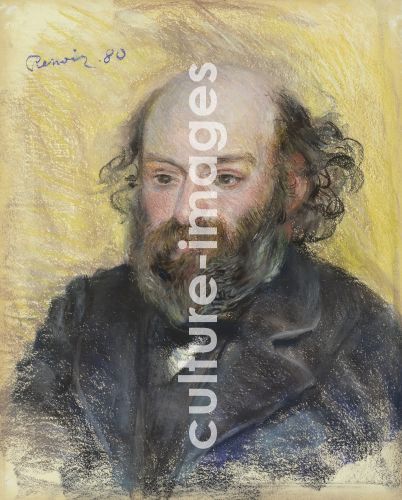 Pierre Auguste Renoir, Porträt von Paul Cézanne (1839-1906)