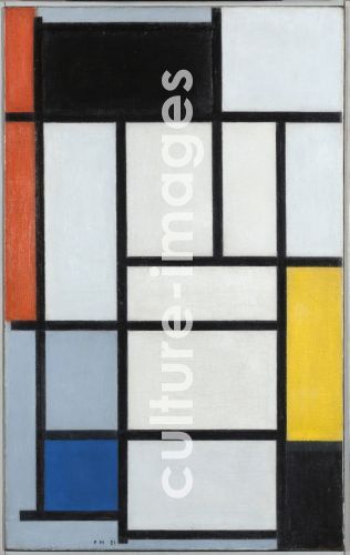 Piet Mondrian, Komposition mit Rot, Schwarz, Gelb und Blau