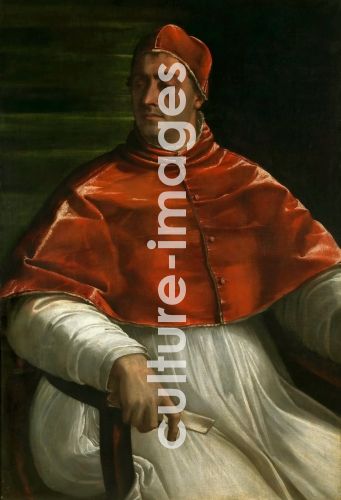 Sebastiano del Piombo, Piombo, Sebastiano, del (1485-1547), Porträt von Papst Clemens VII. (1478-1534), Öl auf Leinwand, Renaissance, 1526, Italien, Venezianische Schule, Museo di Capodimonte, Neapel.