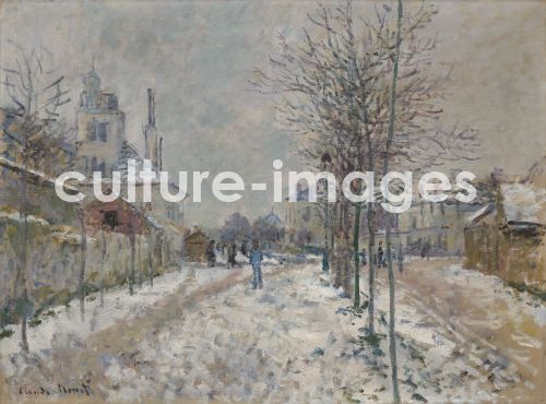 Claude Monet, Le Boulevard de Pontoise à Argenteuil, neige (Der schneebedeckte Boulevard de Pontoise in Argenteuil)