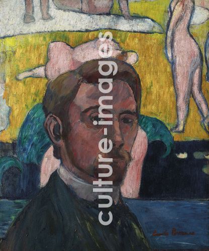 Émile Bernard, Bernard, Émile (1868-1941), Selbstbildnis, Öl auf Leinwand, Postimpressionismus, 1891, Frankreich, Musée d