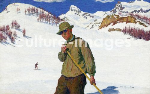 Giovanni Giacometti, Skiläufer