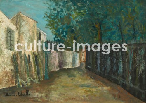 Maurice Utrillo, Rue Saint-Vincent, Montmartre