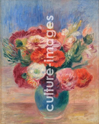 Pierre Auguste Renoir, Blumenstrauß im Tonkrug