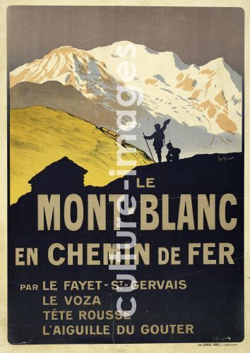 Henri Georges Meunier, Le Mont Blanc en chemin de fer