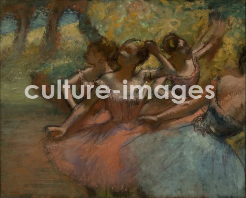 Edgar Degas, Vier Balletttänzerinnen auf der Bühne