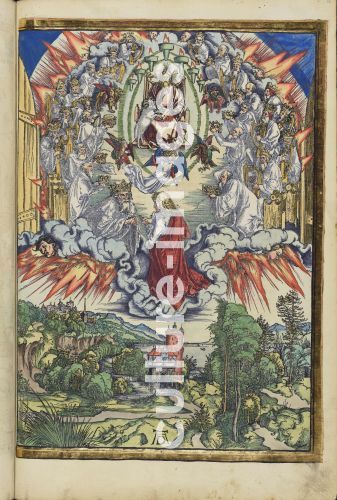 Albrecht Dürer, Die 24 Ältesten vor dem Thron. Aus der Apokalypse (Offenbarung des Johannes)