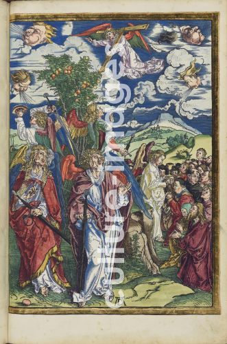 Albrecht Dürer, Die vier Engel mit den Winden und die 144.000 Versiegelten. Aus der Apokalypse (Offenbarung des Johannes)