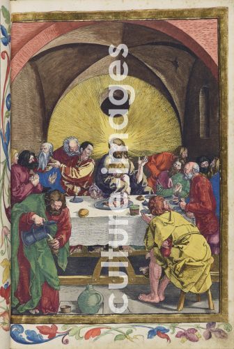 Albrecht Dürer, Das Abendmahl Christi mit seinen Jüngern. Aus der Großen Passion (Passio domini nostri Jesu)