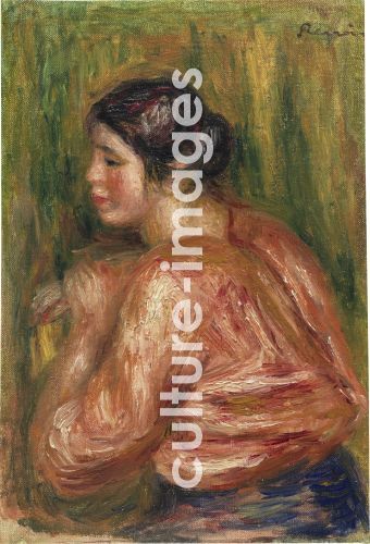 Pierre Auguste Renoir, Jeune femme brune assise