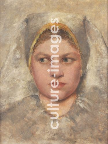 Gustav Klimt, Studienkopf einer Hannakin