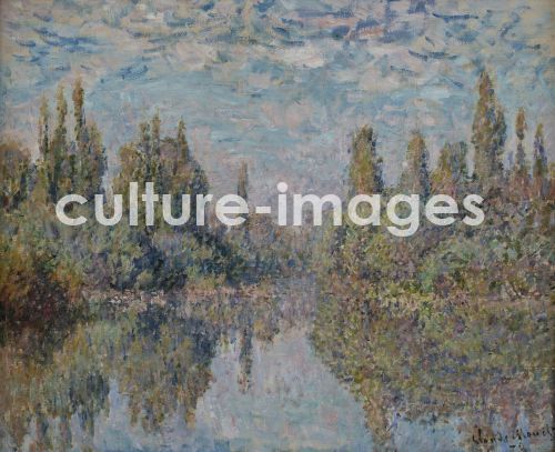 Claude Monet, Monet, Claude (1840-1926), Die Seine bei Vetheuil, Öl auf Leinwand, Impressionismus, 1878, Frankreich, Musée d
