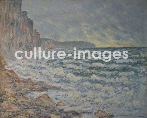 Claude Monet, Monet, Claude (1840-1926), Fécamp, bord de mer, Öl auf Leinwand, Impressionismus, 1881, Frankreich, Musée d