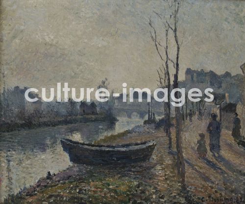 Camille Pissarro, Pissarro, Camille (1830-1903), Quai du Pothuis bord de l Camille Pissarro, Pissarro, Camille (1830-1903), Quai du Pothuis bord de l