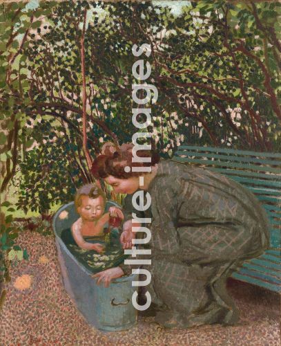 Maurice Denis, Denis, Maurice (1870-1943), Le Bain en plein air (Das Freibad), Öl auf Leinwand, Fauvismus, 1904, Frankreich, Privatsammlung.