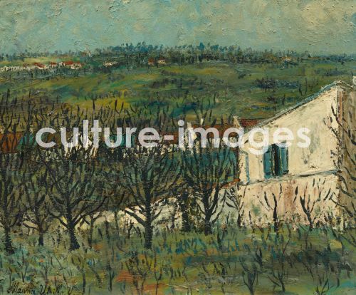 Maurice Utrillo, Utrillo, Maurice (1883-1955), Paysage à Montmagny (Val-d