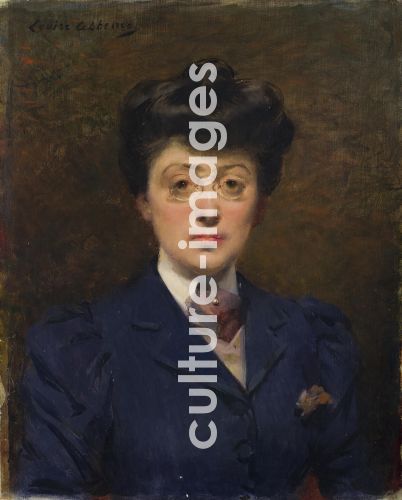 Louise Abbéma, Abbéma, Louise (1853-1927), Selbstbildnis, Öl auf Leinwand, Impressionismus, Zweite Hälfte des 19. Jhs., Frankreich, Musée intercommunal d
