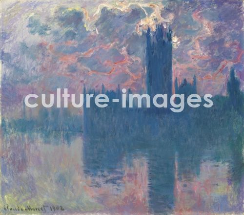 Claude Monet, Le Parlement, soleil couchant (Parlamentsgebäude, Sonnenuntergang)