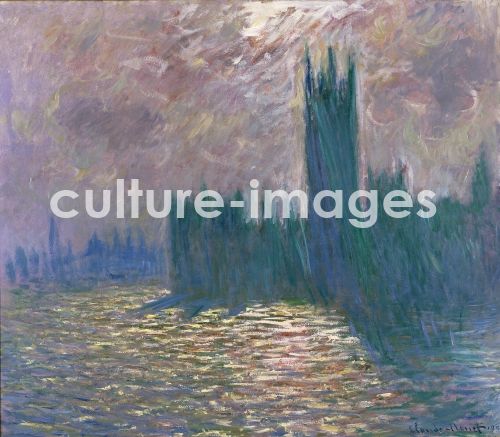Claude Monet, London, Parlament, Reflexionen auf der Themse