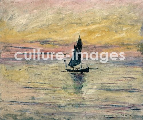 Claude Monet, Das Segelboot, Abend-Effekt