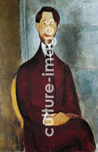 Amedeo Modigliani, Porträt von Léopold Zborowski (1889-1932)