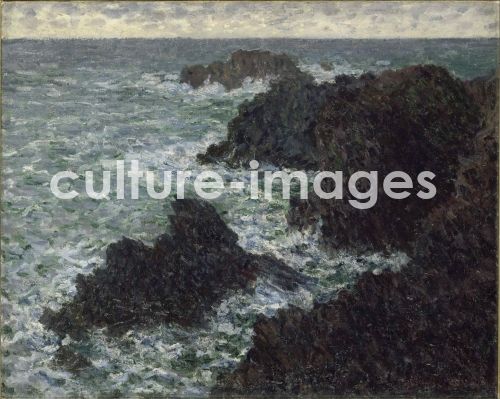 Claude Monet, Die Felsen von Belle-Ile, die wilde Küste