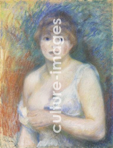 Pierre Auguste Renoir, Femme demi-nue (Bildnis der Schauspielerin Jeanne Samary)