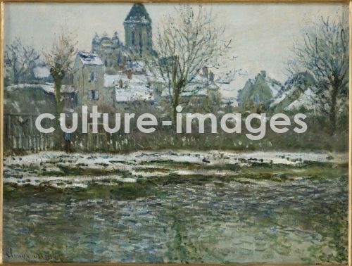 Claude Monet, Effet de neige à Vétheuil ou Église de Vétheuil