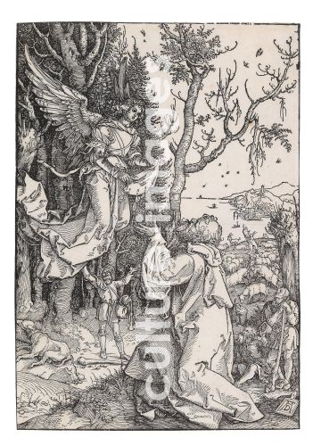 Albrecht Dürer, Joachim und der Engel, aus dem Marienleben