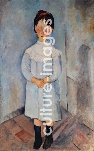 Amedeo Modigliani, Fillette en bleu