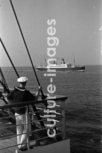 Frankreich, Cherbourg, Norddeutscher Lloyd, Schiff