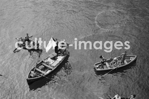 Seefahrt, Händlerboote, Boote. Aus der