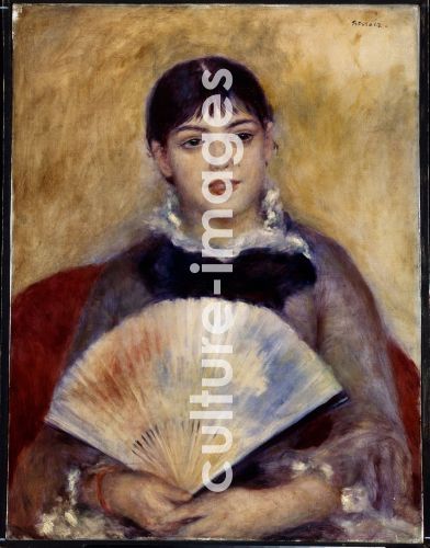 Pierre Auguste Renoir, Mädchen mit Fächer