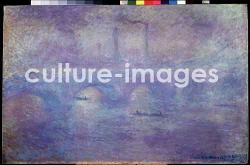 Claude Monet, Waterloo-Bridge. Nebeleffekt, Monet, Claude (1840-1926)