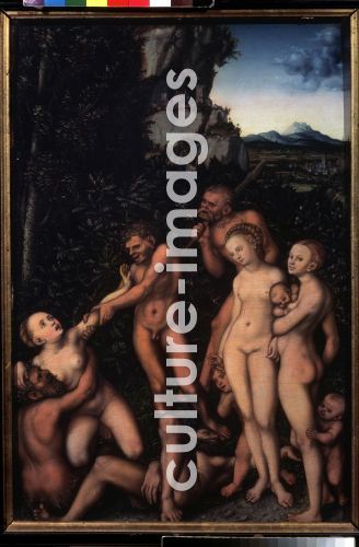 Lucas Cranach der Ältere, Früchte der Eifersucht (Das silberne Zeitalter)