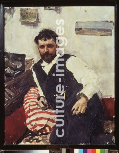 Valentin Alexandrowitsch Serow, Porträt des Malers Konstantin Korowin