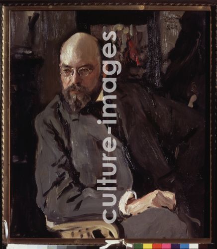 Valentin Alexandrowitsch Serow, Porträt des Malers Ilja Ostrouchow
