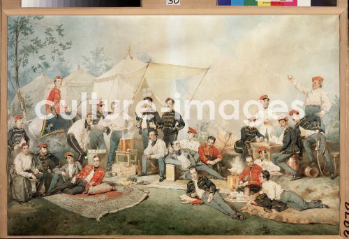 Zichy, Mihály, Festgelage der Husaren, Zichy, Mihály (1827-1906)