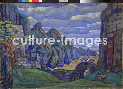 Nicholas Roerich, Bühnenbildentwurf zur Oper Tristan und Isolde von R. Wagner