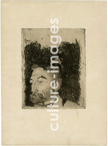 Paul Gauguin, Porträt von Schriftsteller Stéphane Mallarmé (1842-1898)