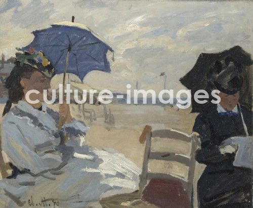 Claude Monet, Am Strand von Trouville