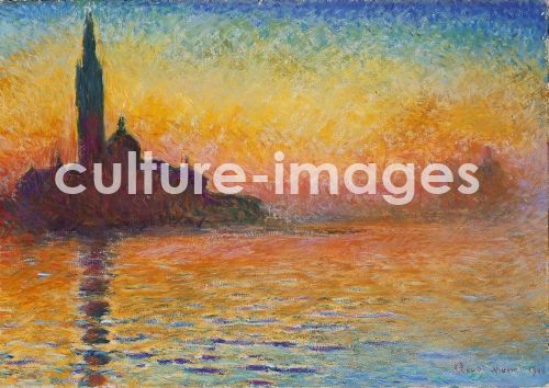 Claude Monet, San Giorgio Maggiore bei der Abenddämmerung