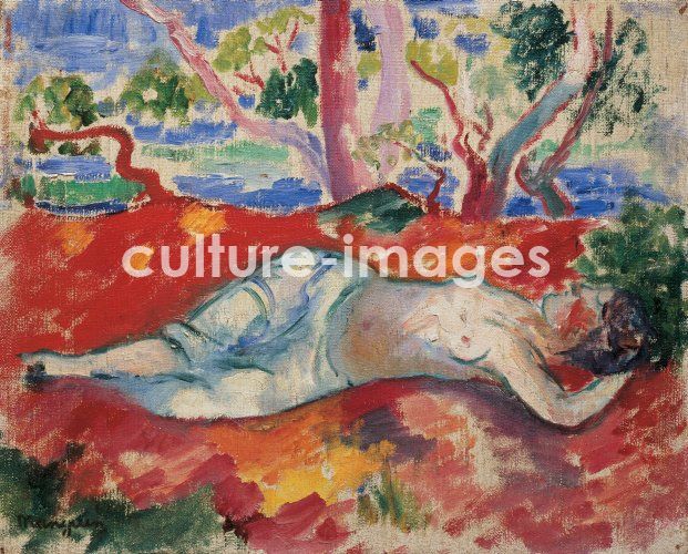 Henri Charles Manguin, Schlafende Frau (La Femme Endormie)