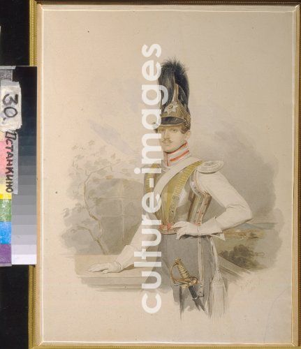 Wladimir Hau, Porträt von Graf Valentin Grigoriewitsch Stroganow