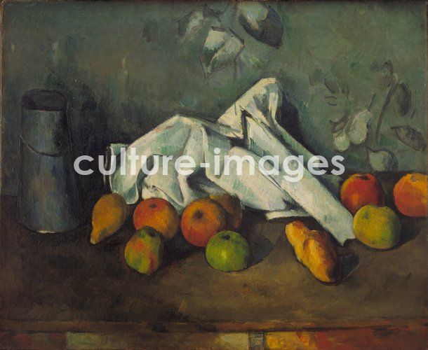 Paul Cézanne, Milchkanne und Äpfel