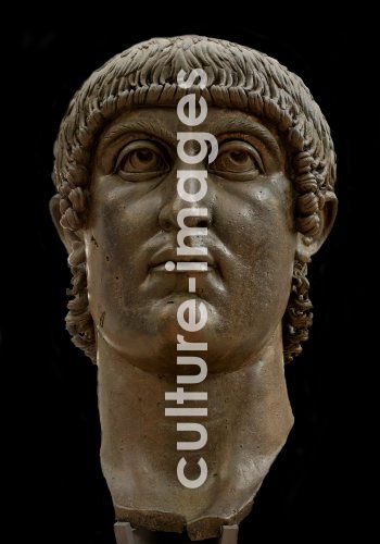 Klassische Antike Kunst,Konstantin der Große (Kopf der Kolossalstatue Konstantins des Großen)