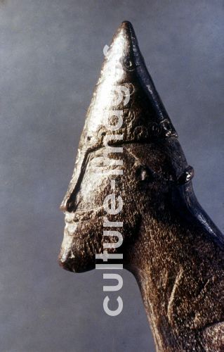 Head of a Viking warrior.